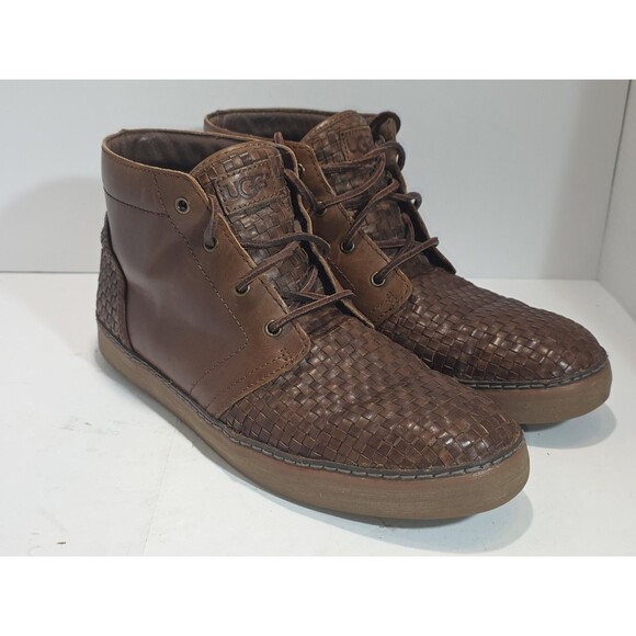 Ugg Australia Men`s Alin Woven boots Size 10.5 US PREOWNED - RARE FIND main image 9